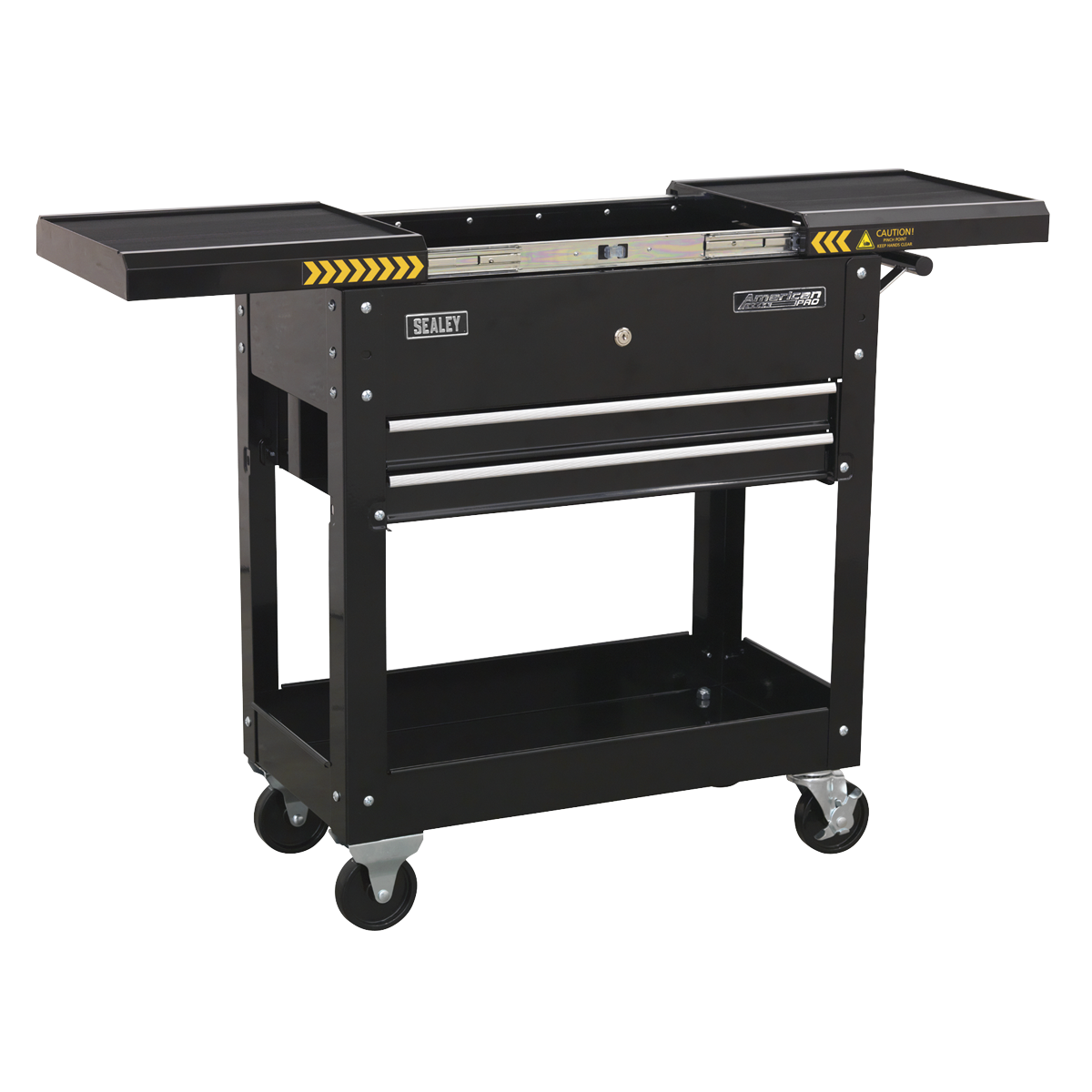 Sealey American PRO® Mobile Tool & Parts Trolley - Black Sealey 
