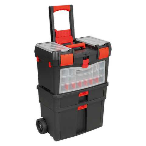 Sealey Mobile Toolbox with Tote Tray & Removable Assortment Box