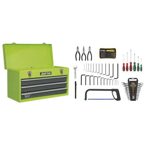 Sealey American PRO® Tool Chest 3 Drawer with 93pc Tool Kit