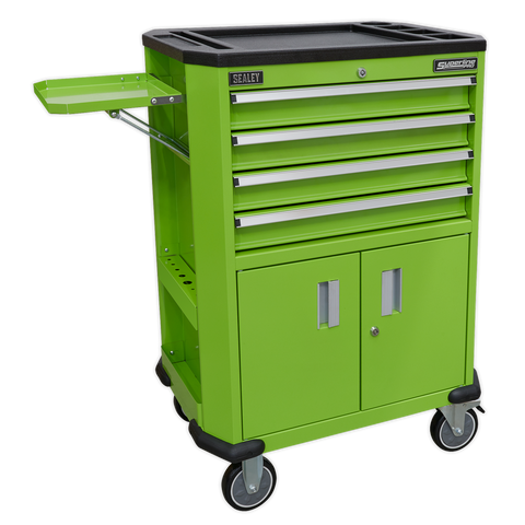 Sealey Superline PRO® Tool Trolley with 4 Drawers & 2 Door Cupboard