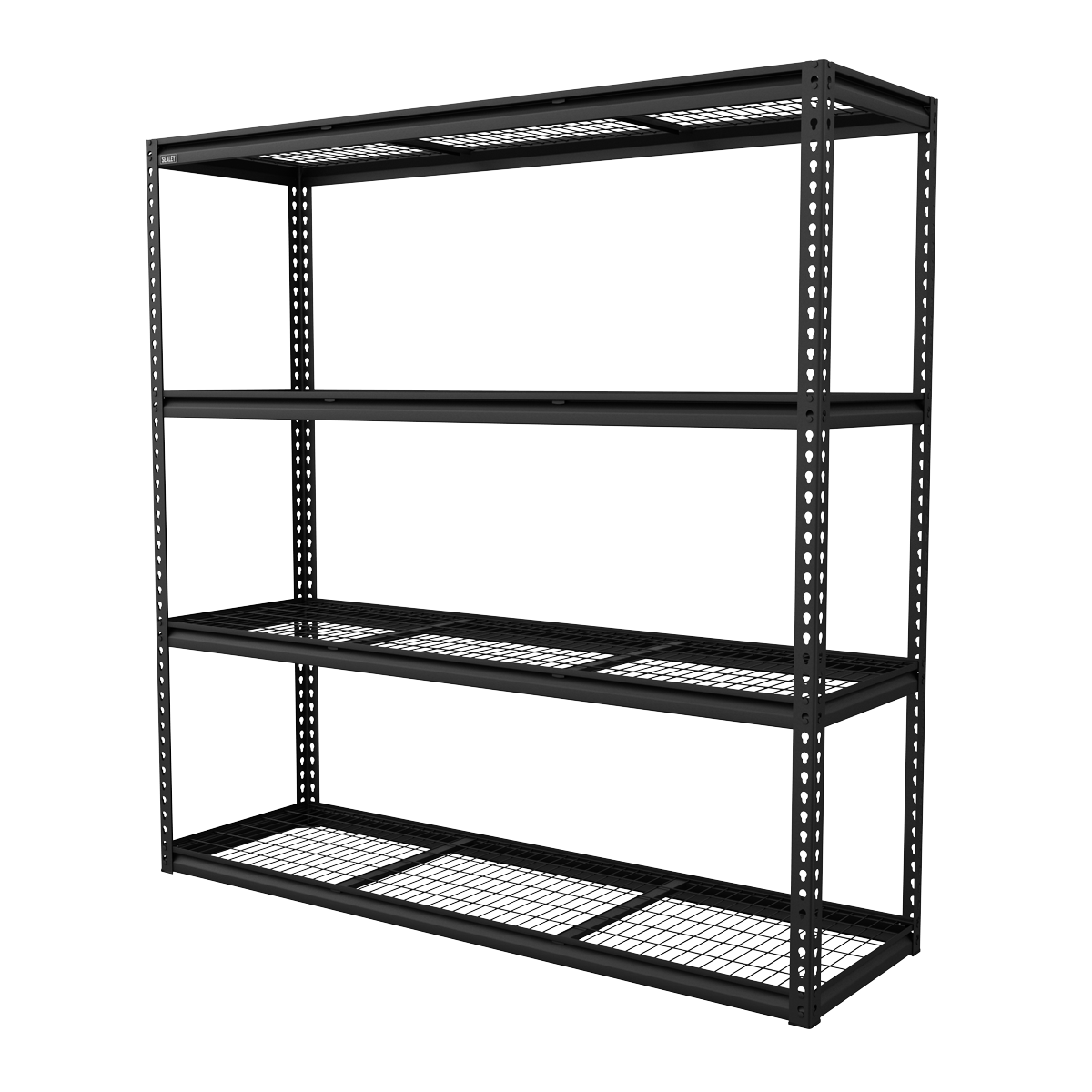 Sealey Heavy-Duty Modular Racking Unit with 4 Mesh Shelves 300kg Capacity Per Level 1830mm Sealey 
