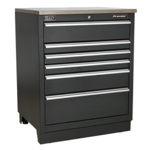 Sealey Premier™ Heavy-Duty Modular Floor Cabinet 6 Drawer 775mm