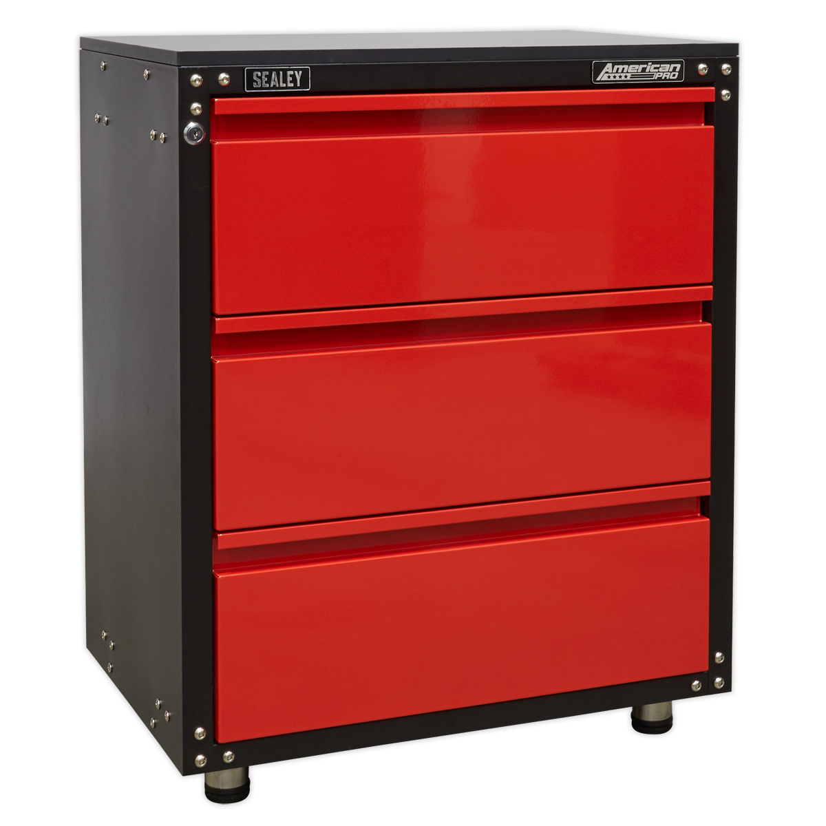 Sealey American PRO® Modular Cabinet with Worktop 3 Drawer 665mm Sealey 