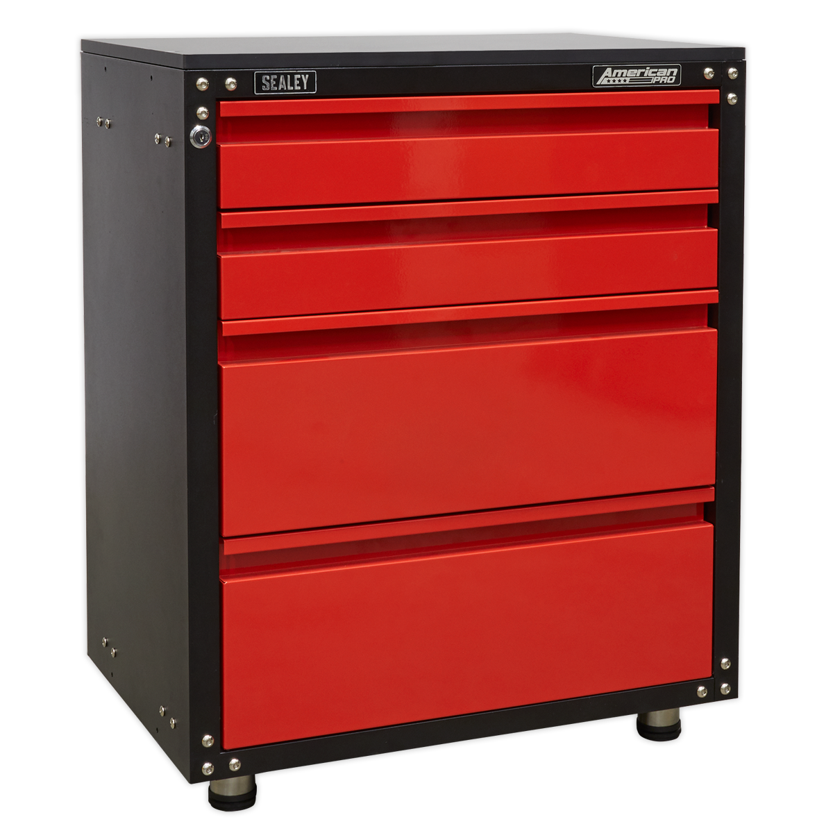 Sealey American PRO® Modular Cabinet with Worktop 4 Drawer 665mm Sealey 