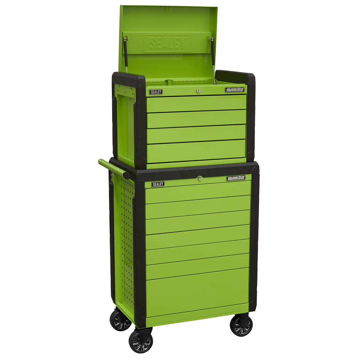 Sealey Superline PRO® Push-To-Open Topchest & Rollcab Combination 11 Drawer Sealey 