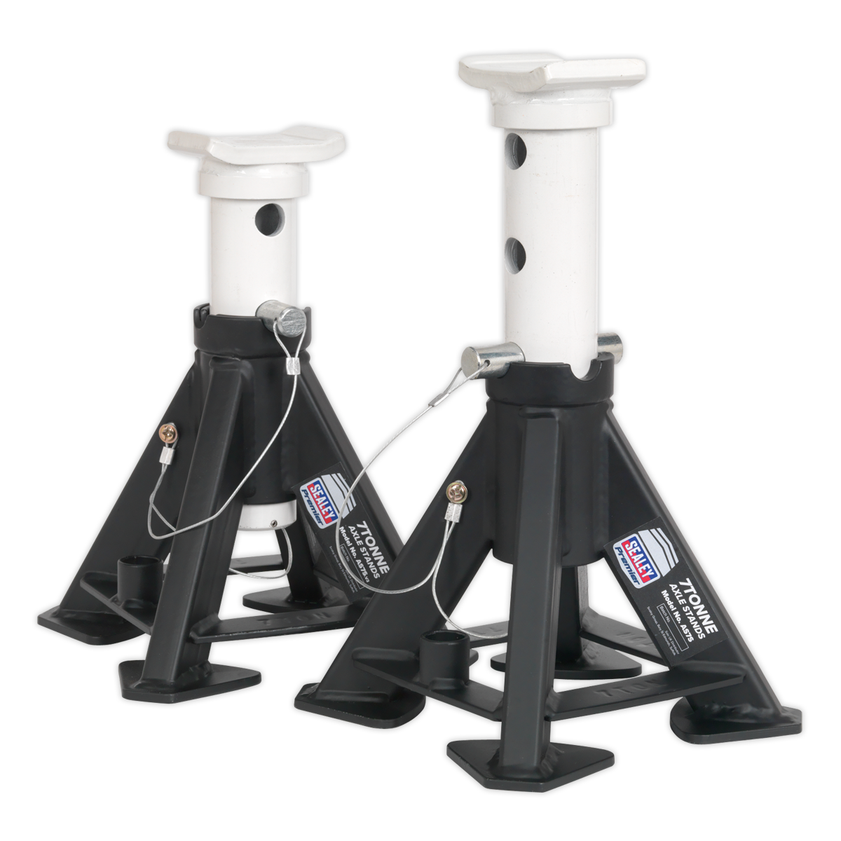 Sealey Premier Short Axle Stands (Pair) 7 Tonne Capacity per Stand