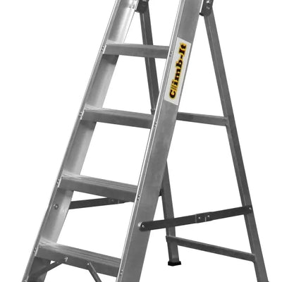 Climb-It Aluminium Swingback Stepladders Climb-It 