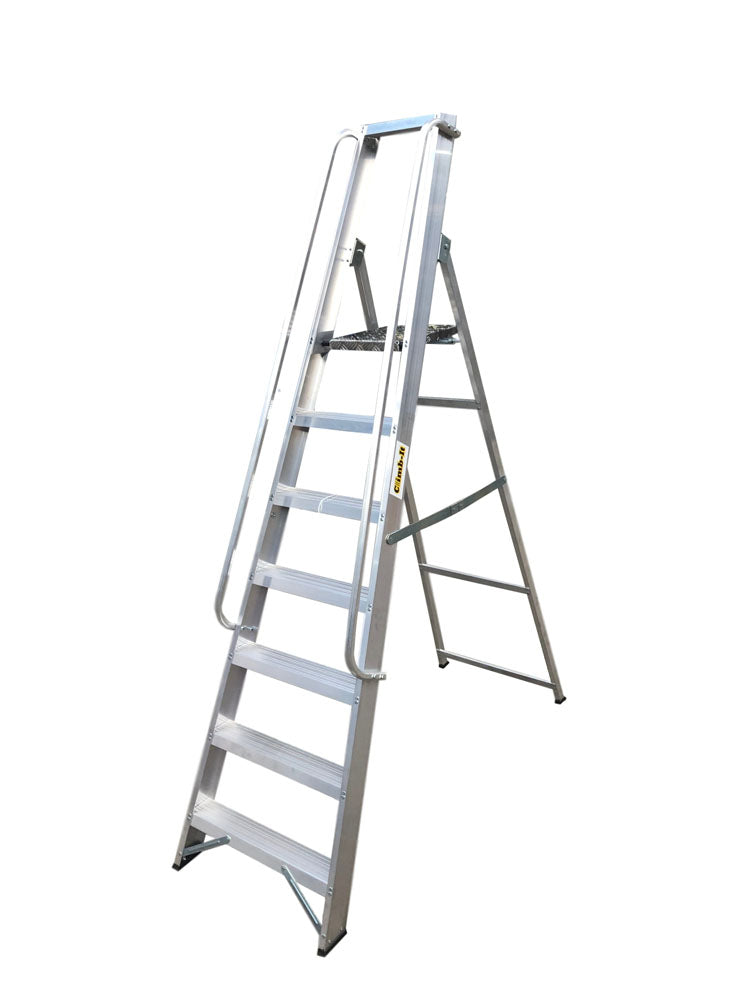 Climb-It Aluminium Swingback Stepladders Climb-It 