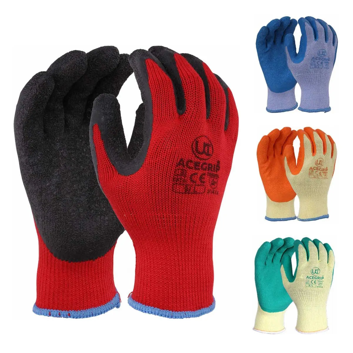 AceGrip-RP Retail Packed Premium Latex Safety Glove AceGrip 