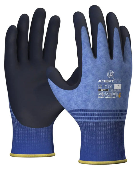 Adept Ice Dextrous Thermal NFT with Touch Screen Safety Gloves - Pack of 10