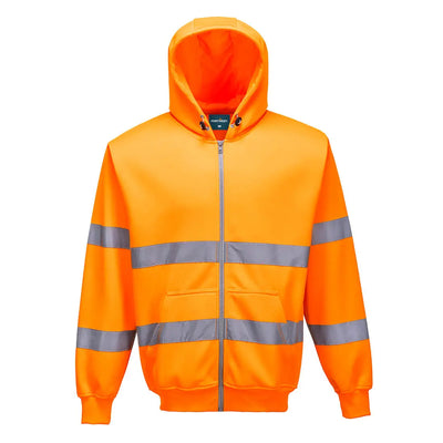 Portwest B305 Hi Vis Zipped Hoodie Portwest 