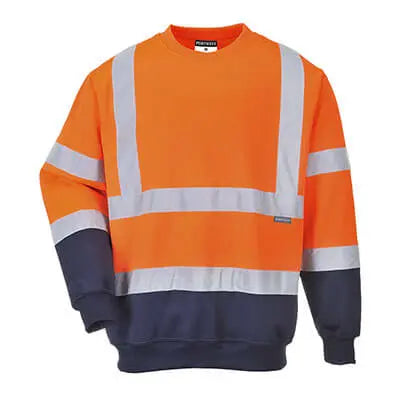Portwest B306 Two Tone Hi Vis Sweatshirt Portwest 