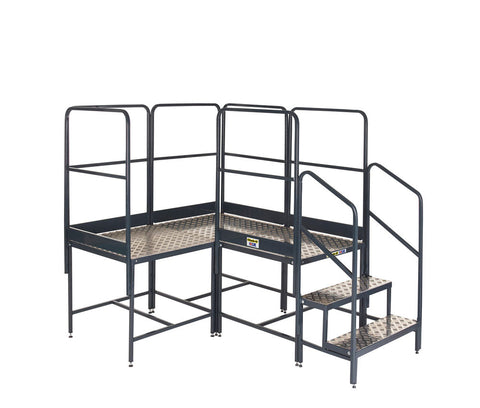 Climb-It UK Platform - Three Platforms Corner (2 x 1)