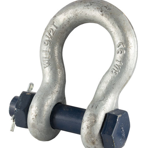 Blue Pin Standard Safety Pin Bow Shackles