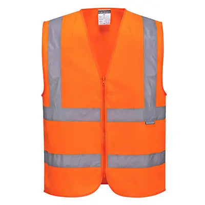 Portwest C375 Hi Vis Zipped Band & Brace Vest Portwest 