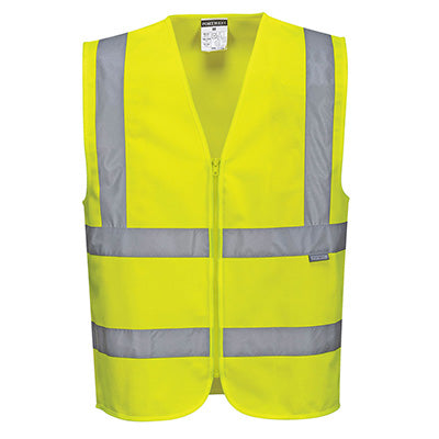 Portwest C375 Hi Vis Zipped Band & Brace Vest Portwest 