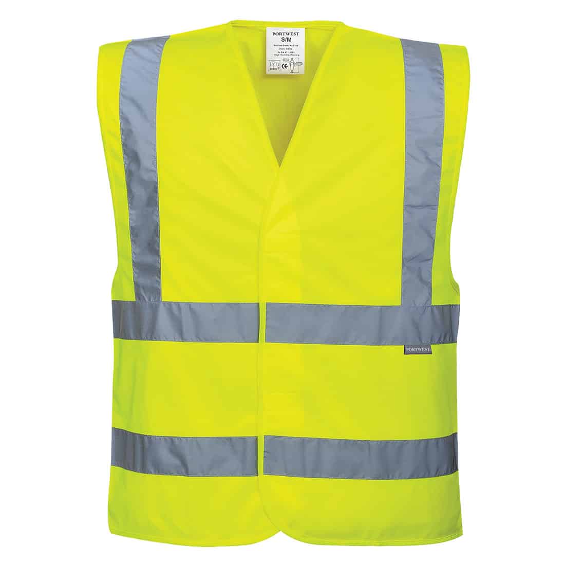 Portwest C470 Hi Vis Two Band & Brace Vest Portwest 