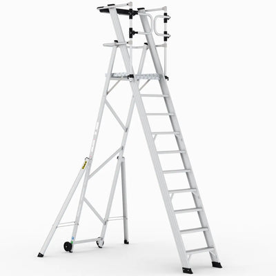 Climb-It Large Platform Folding Steps with Safety Gates Climb-It 