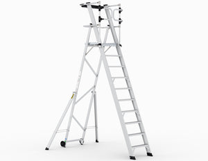 Climb-It Large Platform Folding Steps with Safety Gates