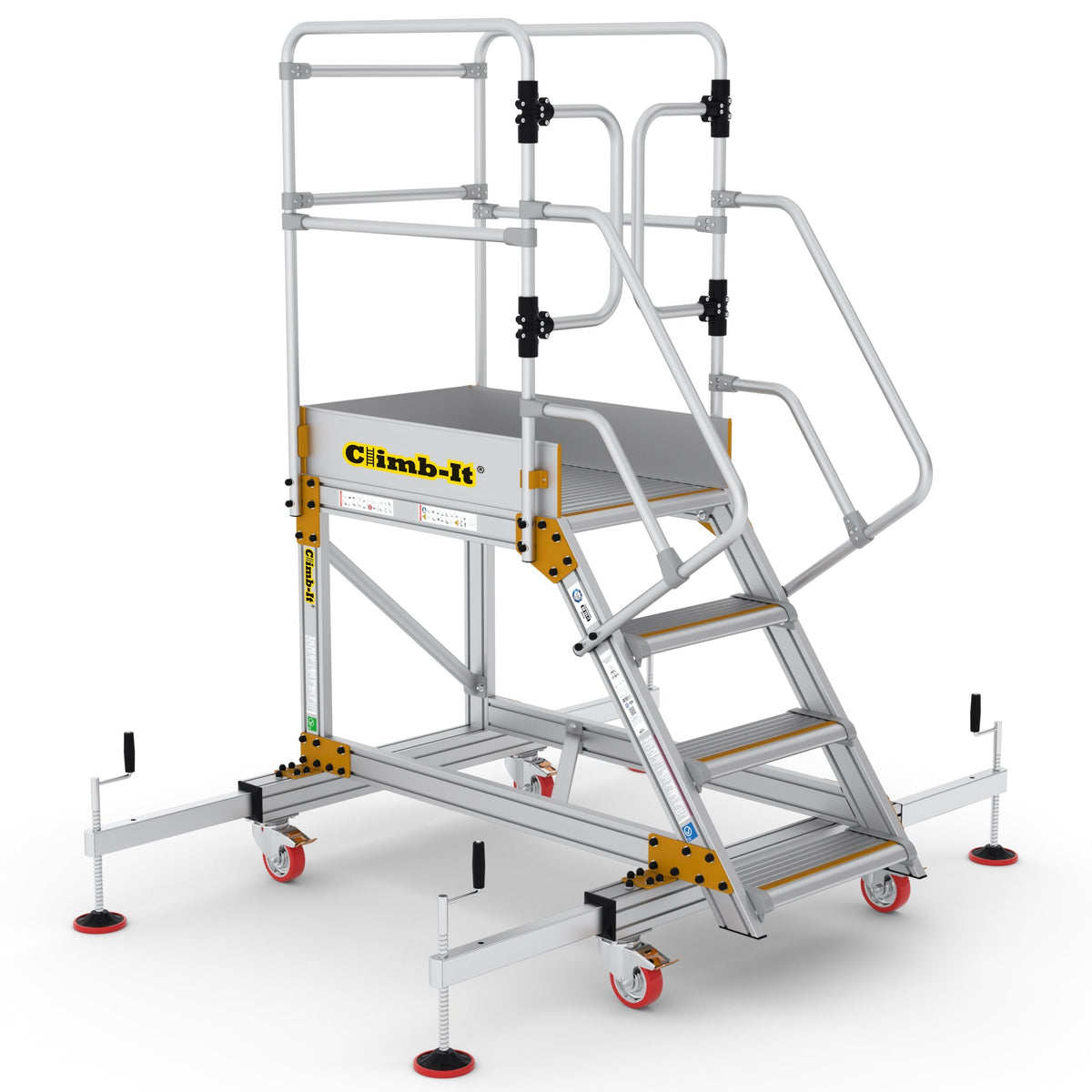 Climb-It Extra Large Platform Safety Steps with Adjustable Stabilisers Climb-It 