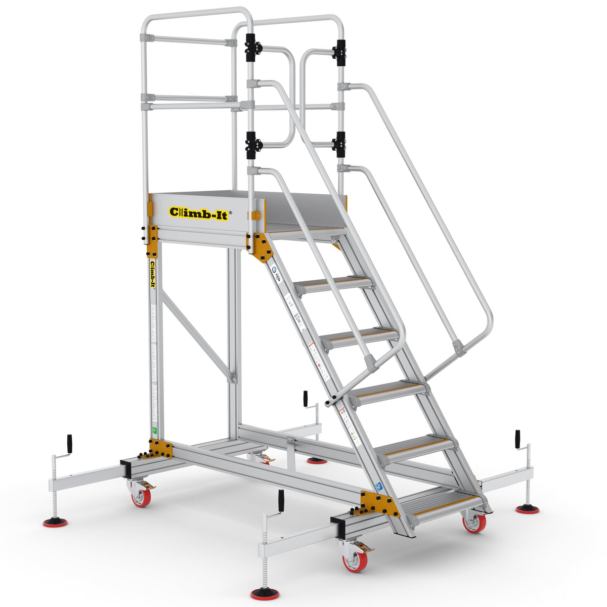 Climb-It Extra Large Platform Safety Steps with Adjustable Stabilisers Climb-It 