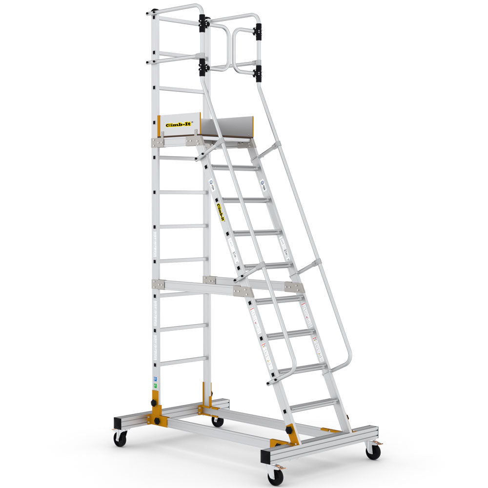Climb-It Mobile Steps with Safety Gate Climb-It 