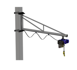 Clamp Around Column Over-Braced 80kg Hot-Dip Galvanised Jib Crane