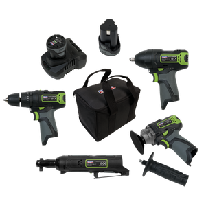 Sealey 4 x SV10.8 Series Cordless Combo Kit 10.8V