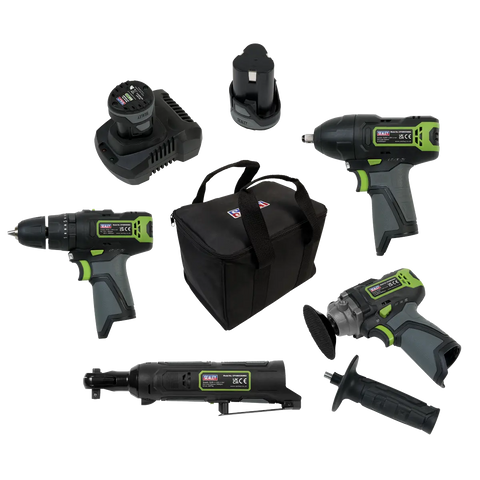 Sealey 4 x SV10.8 Series Cordless Combo Kit 10.8V