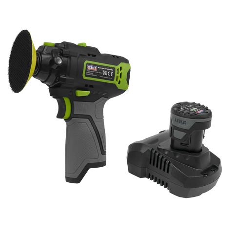 Sealey SV10.8 Series 75mm Cordless Polisher Kit 10.8V
