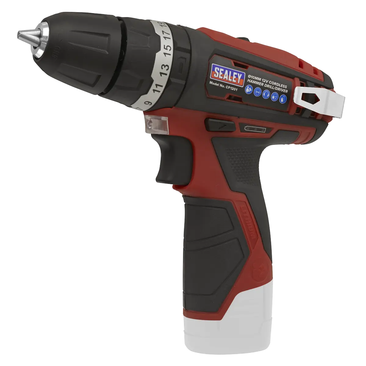 Sealey SV12 Series 10mm Cordless Combi Drill 12V Sealey 