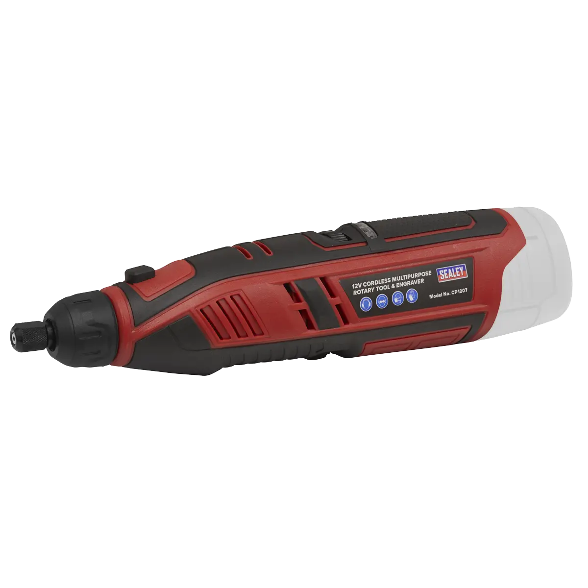 Sealey SV12 Series Cordless Multipurpose Rotary Tool & Engraver Kit 12V 49pc - Body Only Sealey 