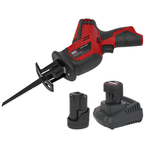 Sealey SV12 Series Cordless Reciprocating Saw Kit 12V - 2 Batteries