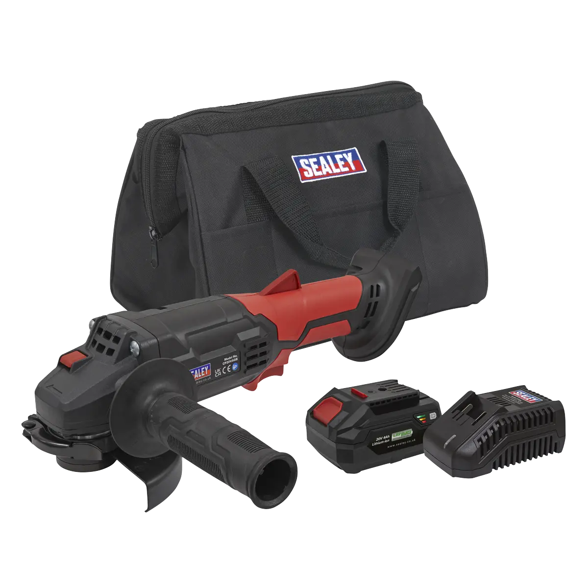 Sealey SV20 Series 115mm Cordless Angle Grinder 20V Sealey 