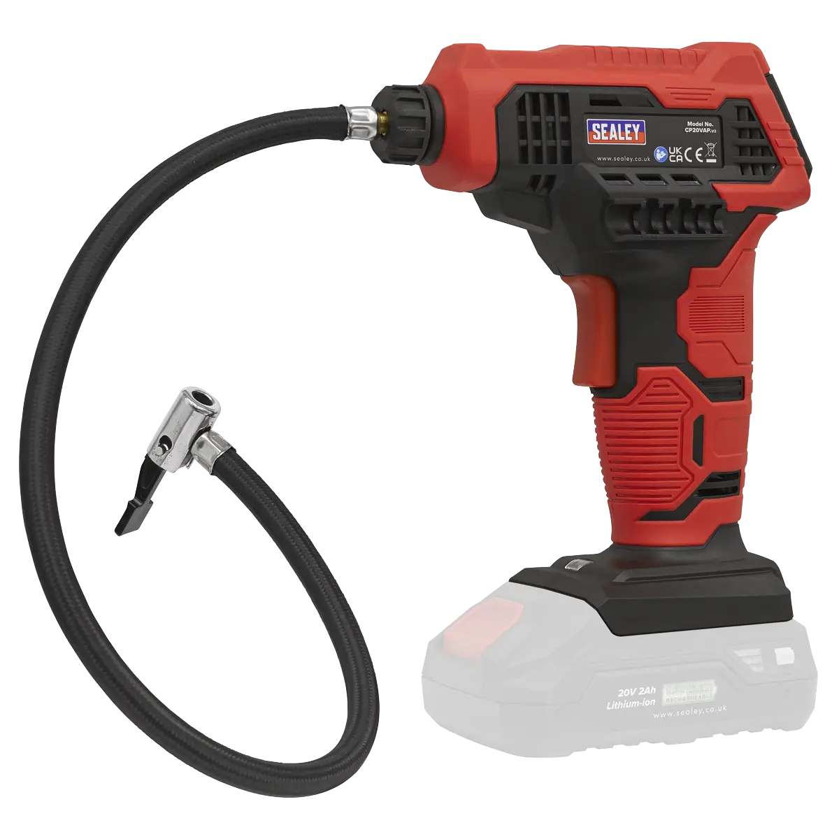 Sealey SV20 Series Cordless Tyre Inflator 20V - Body Only Sealey 