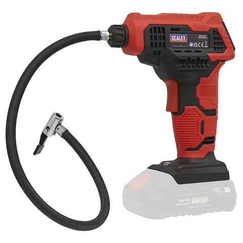 Sealey SV20 Series Cordless Tyre Inflator 20V - Body Only