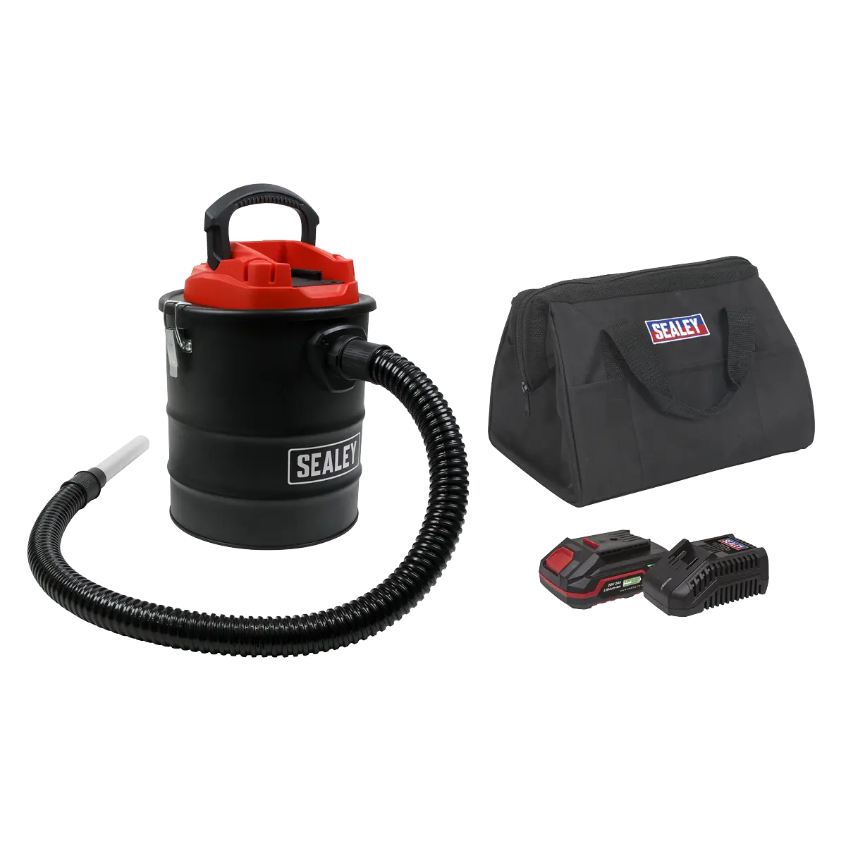 Sealey SV20 Series 15L Cordless Handheld Ash Vacuum Cleaner Kit 20V 2Ah SV20 Sealey 