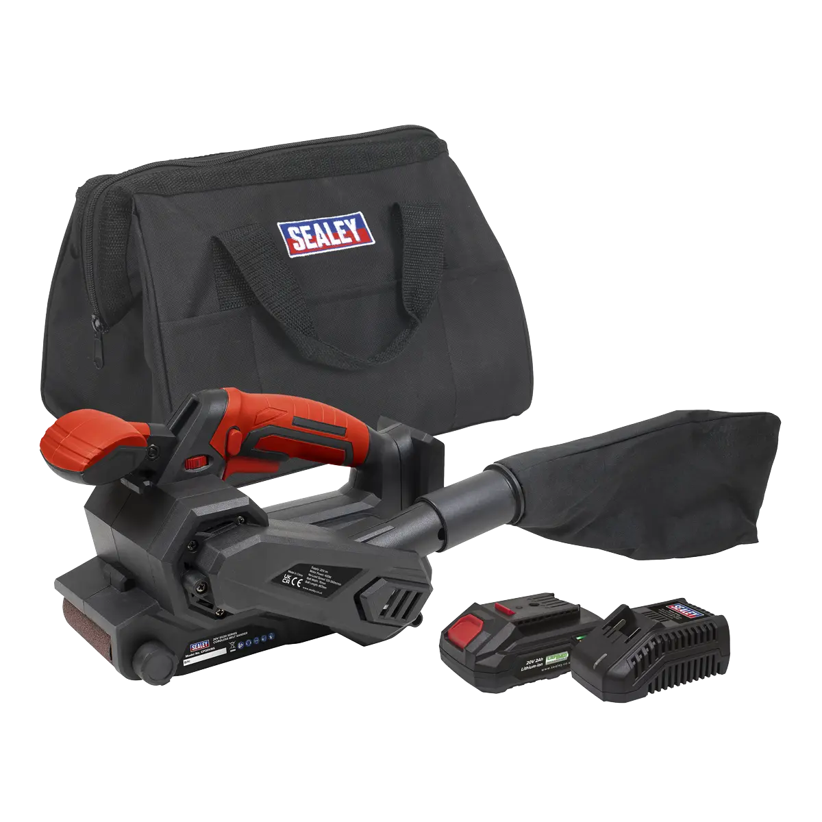 Sealey SV20 Series Cordless Belt Sander Kit 20V 2Ah Sealey 