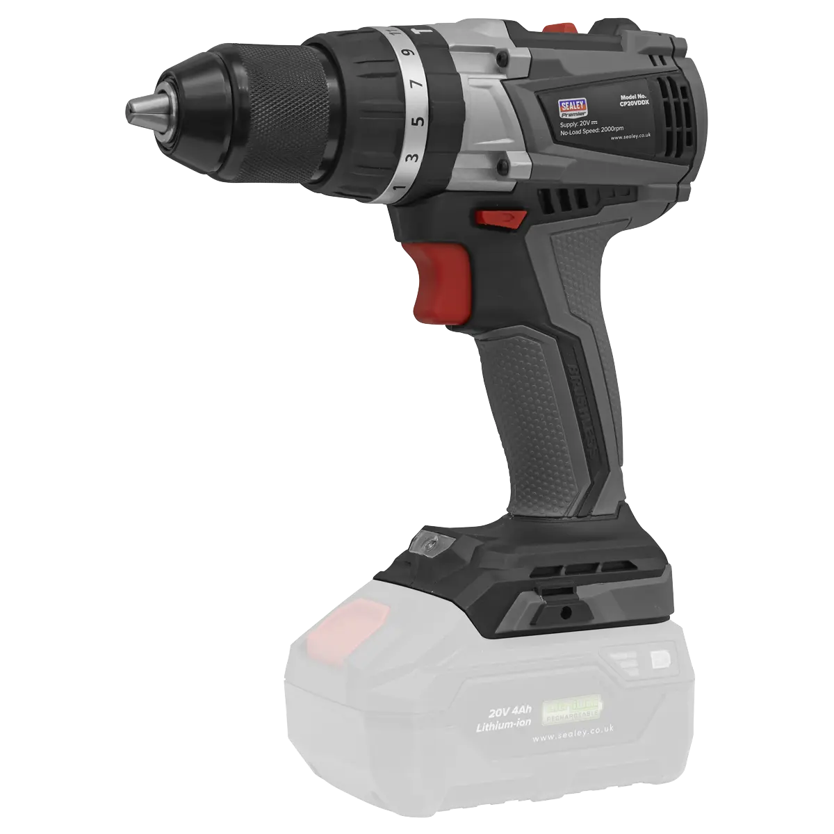 Sealey Premier SV20 Series 13mm Brushless Cordless Combi Drill 20V - Body Only Sealey 