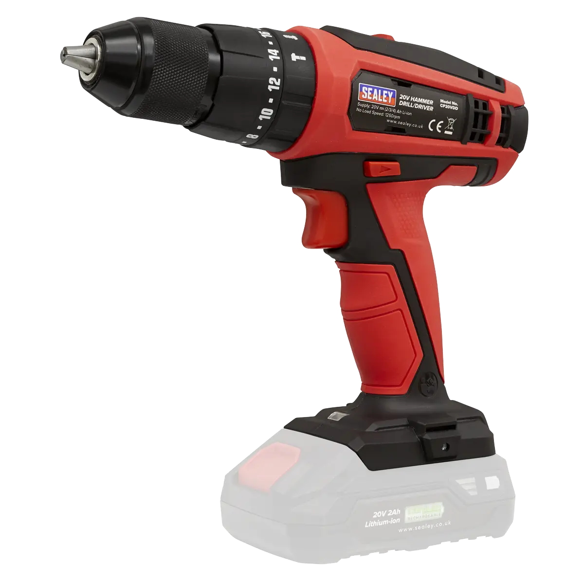Sealey SV20 Series 13mm Cordless Combi Drill 20V - Body Only Sealey 