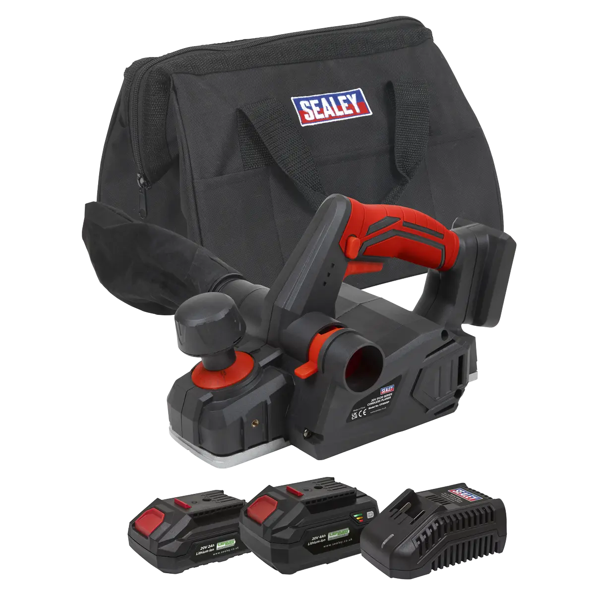 Sealey SV20 Series Cordless Planer Kit 20V - 2 Batteries Sealey 