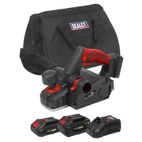 Sealey SV20 Series Cordless Planer Kit 20V - 2 Batteries