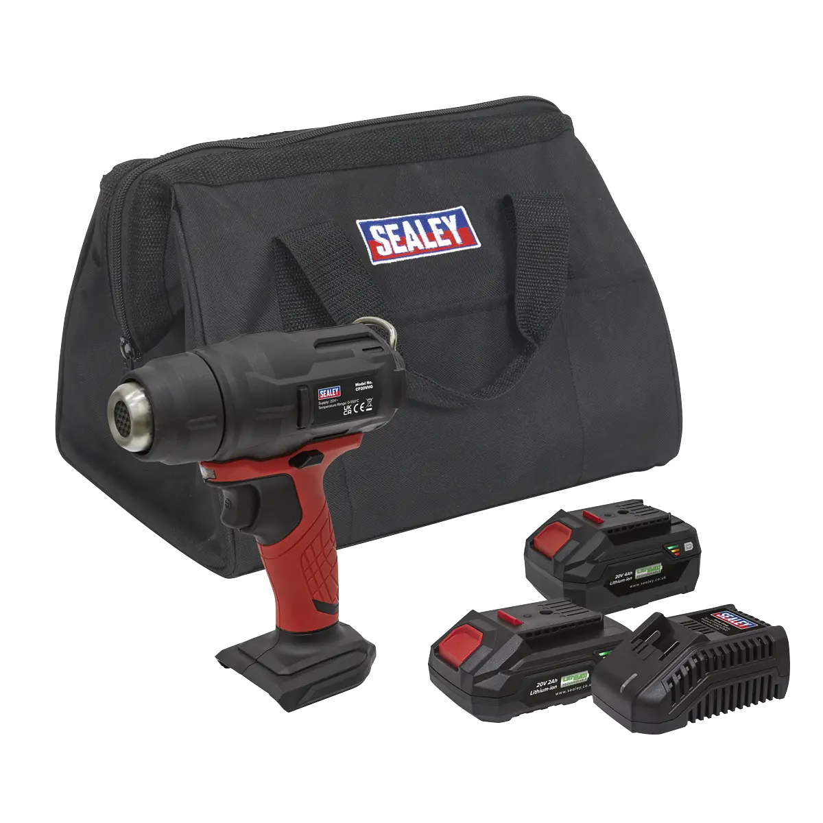 Sealey SV20 Series Cordless Heat Gun Kit 20V - 2 Batteries Sealey 