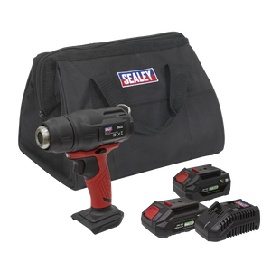 Sealey SV20 Series Cordless Heat Gun Kit 20V - 2 Batteries