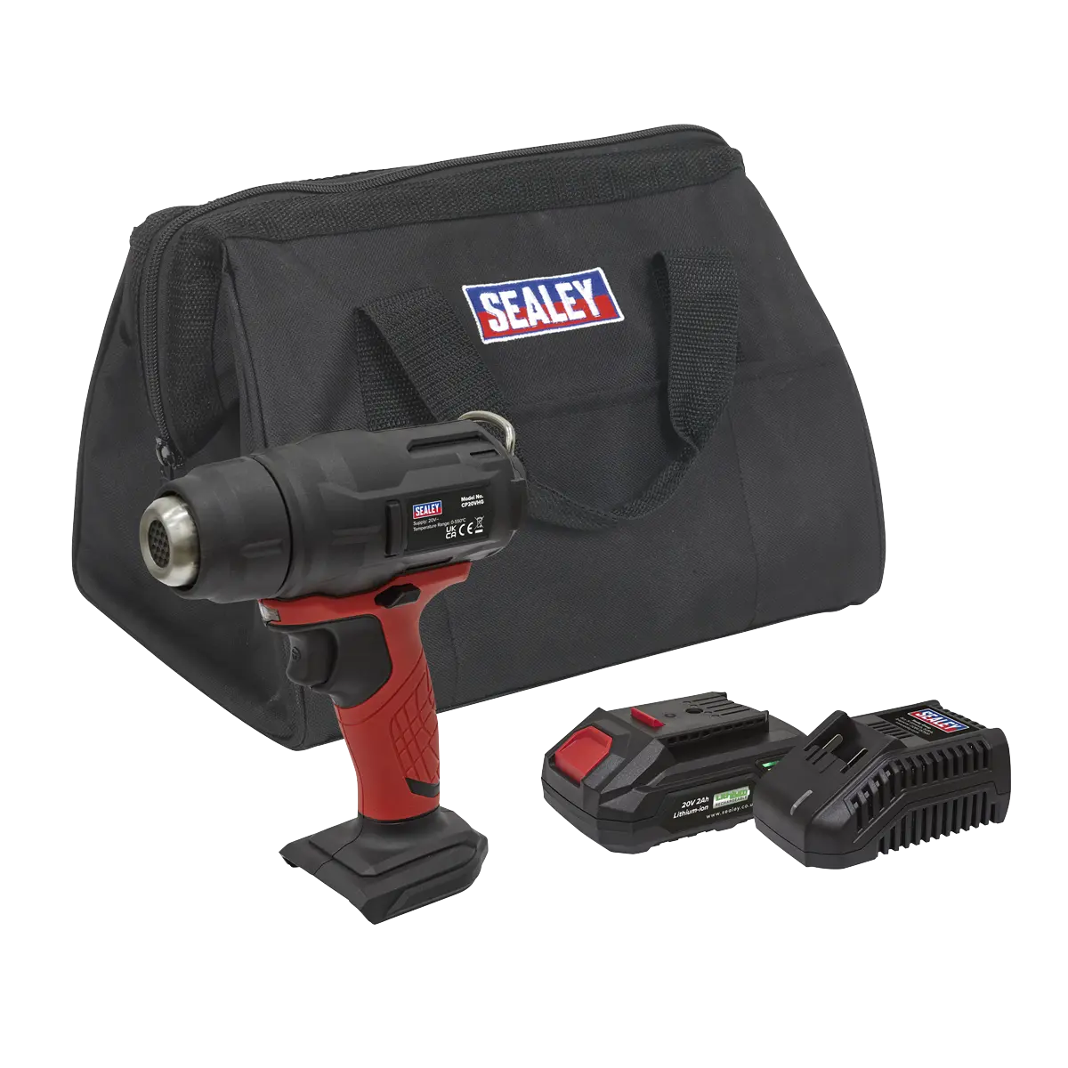 Sealey SV20 Series Cordless Heat Gun Kit 20V 2Ah Sealey 