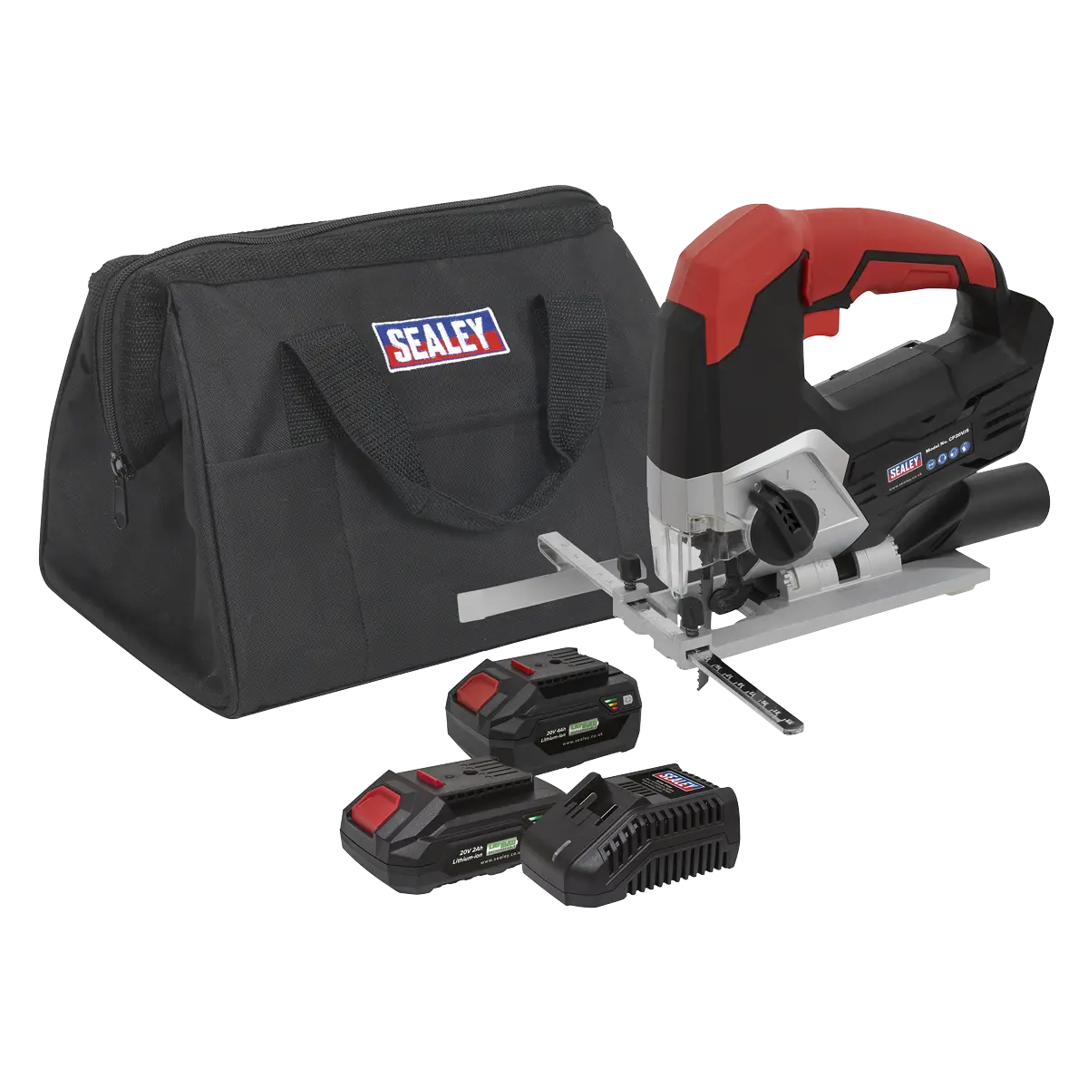 Sealey SV20 Series Cordless Jigsaw Kit 20V - 2 Batteries Sealey 