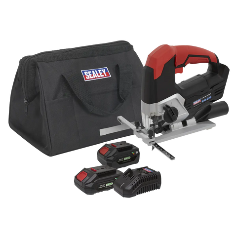 Sealey SV20 Series Cordless Jigsaw Kit 20V - 2 Batteries