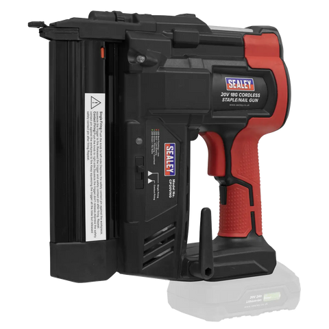 Sealey SV20 Series Cordless Nail/Staple Gun 18G 20V - Body Only