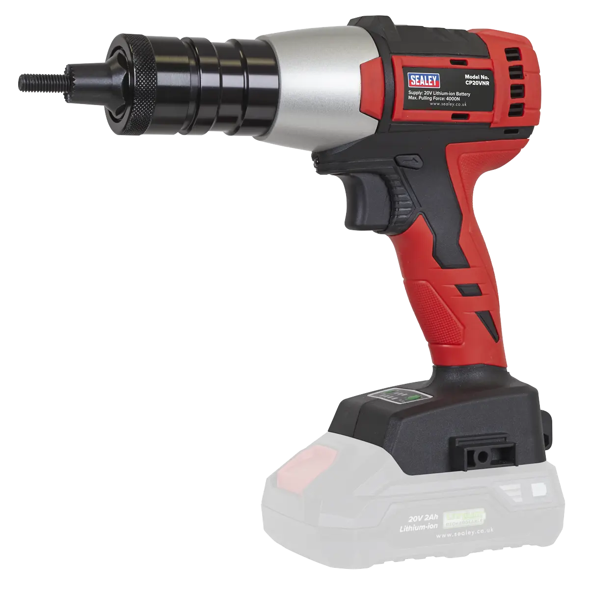Sealey SV20 Series Brushless Cordless Nut Riveter 20V - Body Only Sealey 