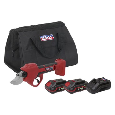 Sealey SV20 Series Cordless Pruning Shears Kit 20V 2Ah - 2 Batteries